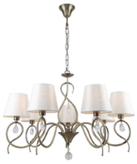 Люстра Rivoli Beatrix 2067-307 7 х Е14 40 Вт классика купить оптом недорого