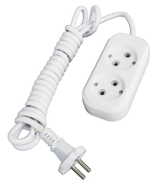 Удлинитель 2х5м без заземл. 10А IP20 Е-202 ПВС 2х0.75 АБС-пластик UNIVersal 9631961 купить оптом выгодно Удлинитель 2х5м без заземл. 10А IP20 Е-202 ПВС 2х0.75 АБС-пластик UNIVersal 9631961 оптом купить цена