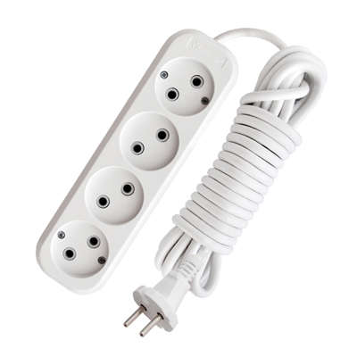 Удлинитель 4х7м без заземл. 10А IP20 Е-204 ПВС 2х1 АБС-пластик UNIVersal 9631970 купить оптом выгодно Удлинитель 4х7м без заземл. 10А IP20 Е-204 ПВС 2х1 АБС-пластик UNIVersal 9631970 оптом купить цена