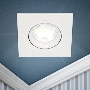 Встраиваемый светильник декоративный ЭРА KL92-1 WH MR16/GU5.3 белый