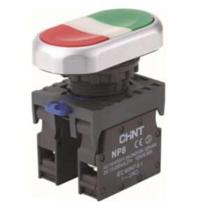 Кнопка двойная NP8-11S 1НО+1НЗ IP65 (R) CHINT 667178 оптом купить цена