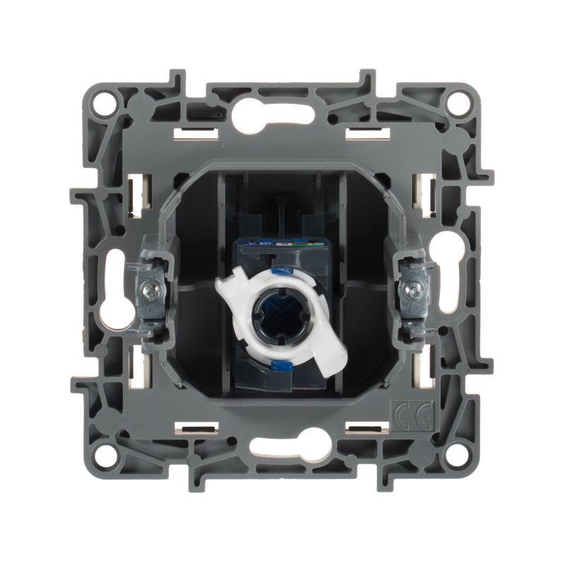 Розетка компьютерная 1-м СП Etika RJ45 кат.5E UTP механизм сл. кость Leg 672341 купить оптом выгодно Розетка компьютерная 1-м СП Etika RJ45 кат.5E UTP механизм сл. кость Leg 672341 оптом купить цена