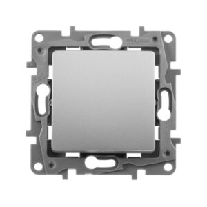 Переключатель перекрестный 1-кл. СП Etika 10А IP20 250В 10AX винтов. клеммы механизм алюм. Leg 672409 оптом купить цена