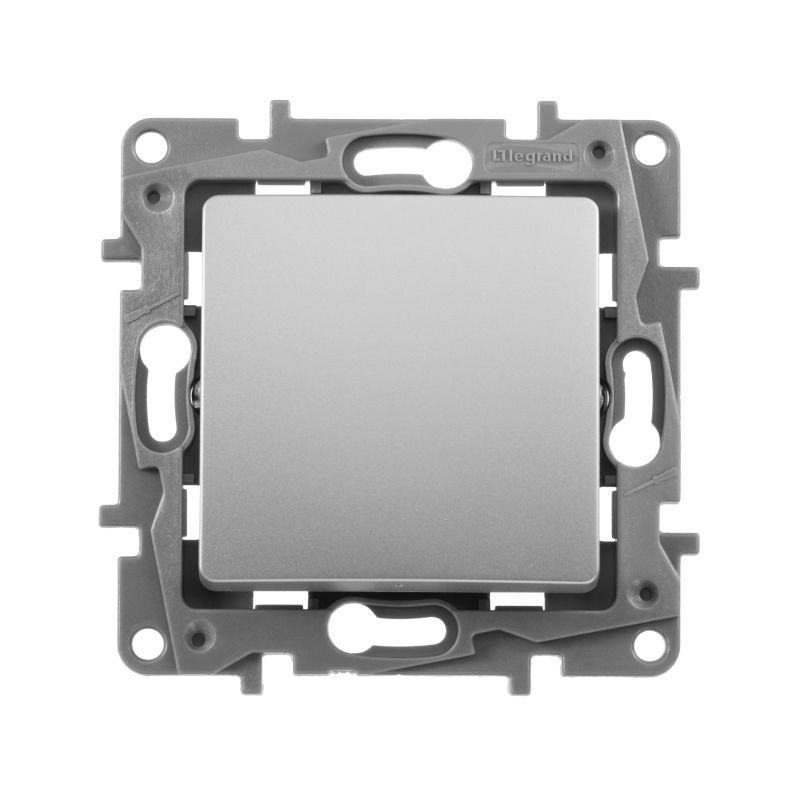 Переключатель перекрестный 1-кл. СП Etika 10А IP20 250В 10AX винтов. клеммы механизм алюм. Leg 672409 купить оптом выгодно Переключатель перекрестный 1-кл. СП Etika 10А IP20 250В 10AX винтов. клеммы механизм алюм. Leg 672409 оптом купить цена