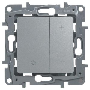 Механизм светорегулятора нажимного СП Etika 400Вт алюм. Leg 672418 оптом купить цена