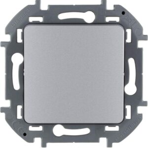 Выключатель 1-кл. Inspiria 10А IP20 250В 10AX механизм алюм. Leg 673602 оптом купить цена