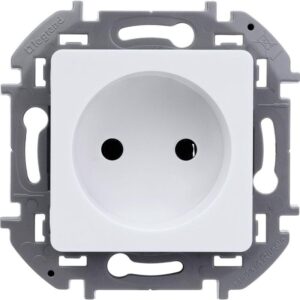 Розетка 1-м СП Inspiria 16А IP20 250В 2P механизм бел. Leg 673710 оптом купить цена