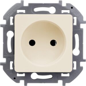 Розетка 1-м СП Inspiria 16А IP20 250В 2P механизм сл. кость Leg 673711 оптом купить цена