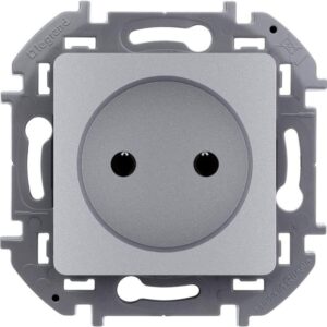 Розетка 1-м СП Inspiria 16А IP20 250В 2P механизм алюм. Leg 673712 оптом купить цена