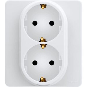 Розетка Inspiria 16А 250В 2х2P+E немецк. стандарт бел. Leg 673750 оптом купить цена