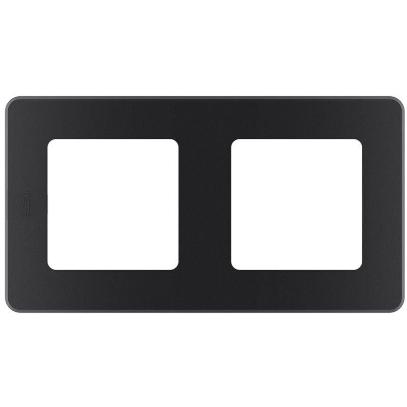 Рамка 2-м Inspiria антрацит Leg 673943 купить оптом выгодно Рамка 2-м Inspiria антрацит Leg 673943 оптом купить цена