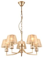 Люстра Rivoli Elinor 2083-305 5 х Е14 40 Вт классика купить оптом недорого