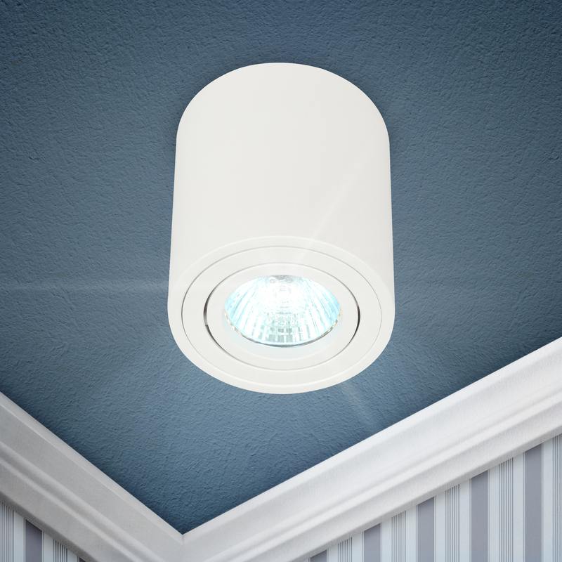 Светильник настенно-потолочный спот ЭРА OL21 WH MR16/GU10 Светильник настенно-потолочный спот ЭРА OL21 WH MR16/GU10