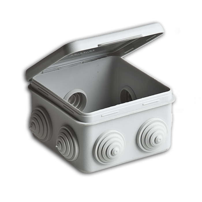 Коробка распределительная ОП 80х80х50мм IP54 Ruvinil 67040М купить оптом выгодно Коробка распределительная ОП 80х80х50мм IP54 Ruvinil 67040М оптом купить цена