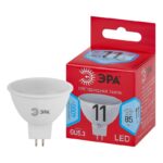 Лампочка светодиодная ЭРА RED LINE LED MR16-11W-840-GU5.3 R GU5.3 11 Вт софит нейтральный белый свет купить оптом недорого