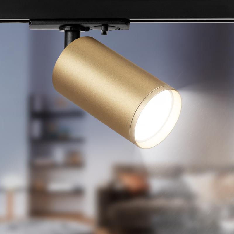Трековый светильник однофазный ЭРА TR39-GU10 MG под лампу MR16 золото оптом купить хорошая цена Трековый светильник однофазный ЭРА TR39-GU10 MG под лампу MR16 золото купить оптом недорого