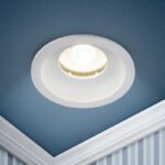 Встраиваемый светильник влагозащищенный ЭРА WR4 SWH MR16/GU5.3 IP44 белый матовый купить оптом недорого