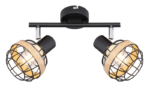 Светильник настенно-потолочный спот Rivoli Fedora 7033-702 2 х E14 40 Вт поворотный купить оптом недорого