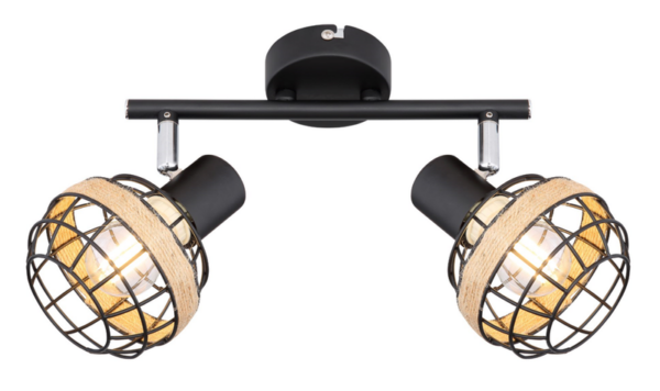 Светильник настенно-потолочный спот Rivoli Fedora 7033-702 2 х E14 40 Вт поворотный оптом купить хорошая цена Светильник настенно-потолочный спот Rivoli Fedora 7033-702 2 х E14 40 Вт поворотный купить оптом недорого