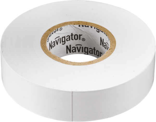 Изолента ПВХ 19мм (рул.20м) бел. NIT-A19-20/WH Navigator 71109 оптом купить цена