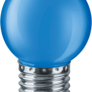 Лампа светодиодная 71 829 NLL-G45-1-230-B-E27 1Вт шар E27 176-264В син. Navigator 71829 оптом купить цена