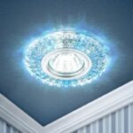 DK LD2 SL/BL+WH Светильник ЭРА декор cо светодиодной подсветкой (голубой+белый)