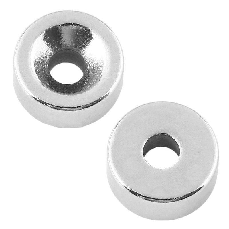 Магнит неодимовый диск 15х5мм с зенковкой 10х4.5мм (блист.2шт) Rexant 72-3602 купить оптом выгодно Магнит неодимовый диск 15х5мм с зенковкой 10х4.5мм (блист.2шт) Rexant 72-3602 оптом купить цена