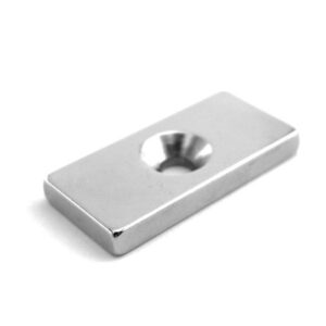 Магнит неодимовый прямоугольник 20х10х3мм с зенковкой 6.5х3мм (блист.2шт) Rexant 72-3702 оптом купить цена