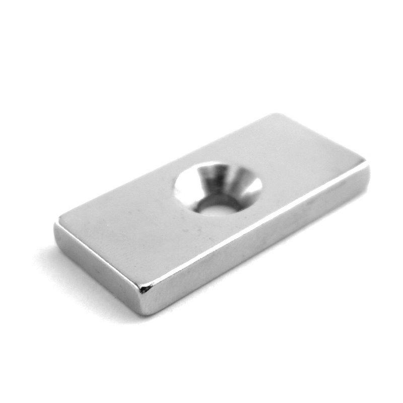 Магнит неодимовый прямоугольник 20х10х3мм с зенковкой 6.5х3мм (блист.2шт) Rexant 72-3702 купить оптом выгодно Магнит неодимовый прямоугольник 20х10х3мм с зенковкой 6.5х3мм (блист.2шт) Rexant 72-3702 оптом купить цена