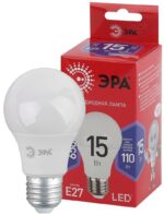 Лампочка светодиодная ЭРА RED LINE LED A60-15W-865-E27 R Е27 / E27 15 Вт груша холодный дневной свет купить оптом недорого