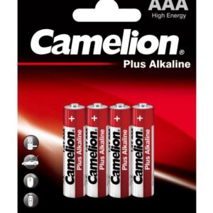 Элемент питания алкалиновый AAA/LR03 1.5В Plus Alkaline LR03-BP4 BL-4 (блист.4шт) Camelion 7369 оптом купить цена