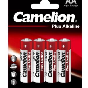 Элемент питания алкалиновый AA/LR6 1.5В Plus Alkaline LR6-BP4 (блист.4шт) Camelion 7370 оптом купить цена