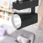 Трековый светильник однофазный ЭРА TR4 - 20 BK светодиодный 20Вт черный COB купить оптом недорого