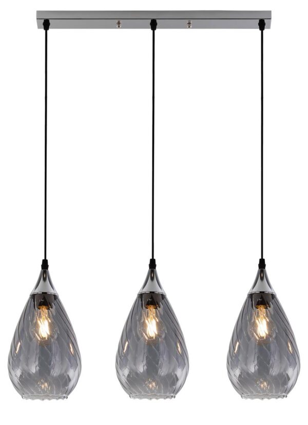 Светильник подвесной (подвес) Rivoli Lily 9122-203 3 х Е27 40 Вт модерн потолочный купить оптом недорого
