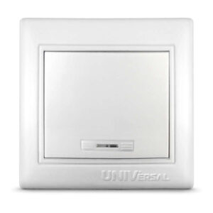 Выключатель 1-кл. СП Севиль 10А IP20 с подсветкой бел. UNIVersal С0121 оптом купить цена