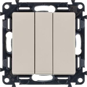 Выключатель 3-кл. СП Valena Life 10А IP20 250В 10AX с лицев. панелью винтов. зажимы механизм сл. кость Leg 752503 оптом купить цена