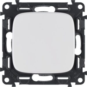 Переключатель 1-кл. СП Valena Allure 10А IP20 250В 10AX с лицев. панелью безвинтов. зажимы механизм бел. Leg 752706 оптом купить цена
