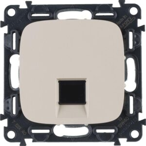 Розетка компьютерная 1-м Valena Allure RJ45 кат.5E UTP с лицев. панелью механизм сл. кость Leg 753840 оптом купить цена