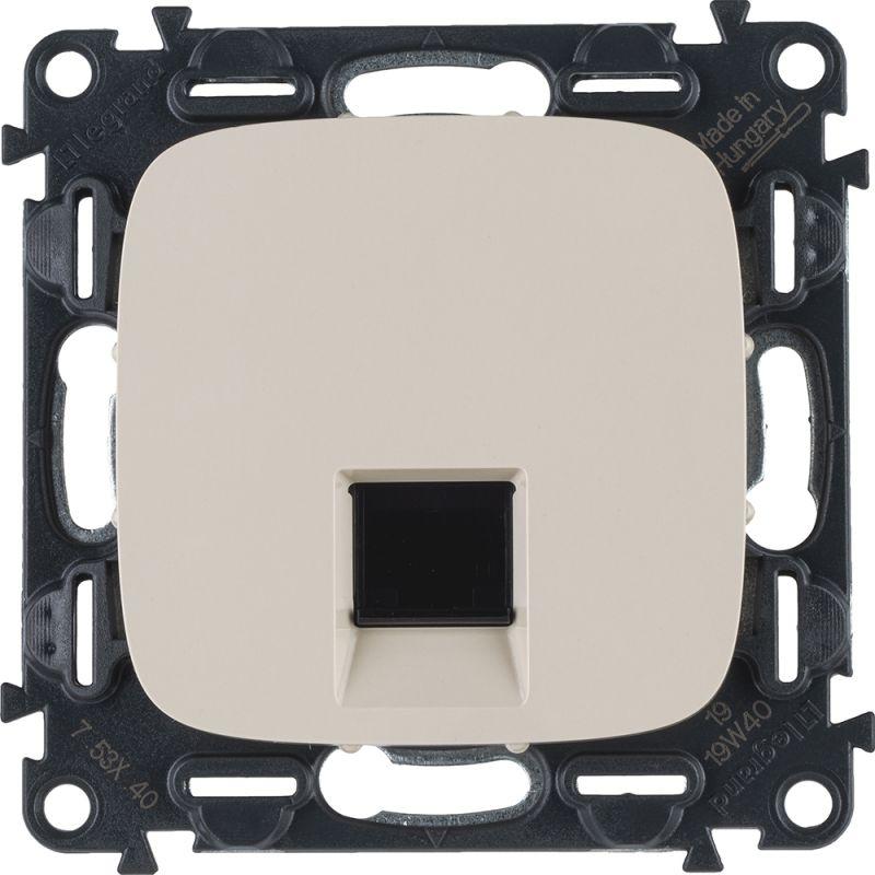 Розетка компьютерная 1-м Valena Allure RJ45 кат.5E UTP с лицев. панелью механизм сл. кость Leg 753840 купить оптом выгодно Розетка компьютерная 1-м Valena Allure RJ45 кат.5E UTP с лицев. панелью механизм сл. кость Leg 753840 оптом купить цена