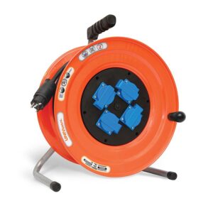 Удлинитель на катушке 4х50м с заземл. 16А IP44 У16-046 КГ 3х2.5 термозащита с защ. крышкой UNIVersal 9633329 оптом купить цена