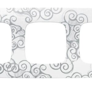 Рамка 3-м Valena Allure универсальная нарцисс хром Leg 754343 оптом купить цена