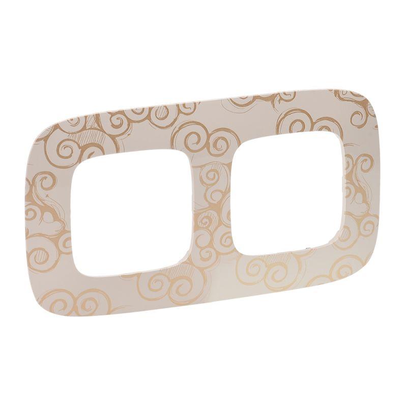 Рамка 2-м Valena Allure универсальная нарцисс золото Leg 754352 купить оптом выгодно Рамка 2-м Valena Allure универсальная нарцисс золото Leg 754352 оптом купить цена