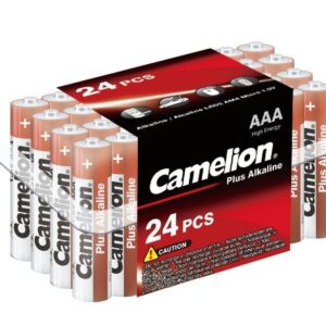 Элемент питания алкалиновый AAA/LR03 1.5В Plus Alkaline LR03-PB24 (уп.24шт) Camelion 7615 оптом купить цена