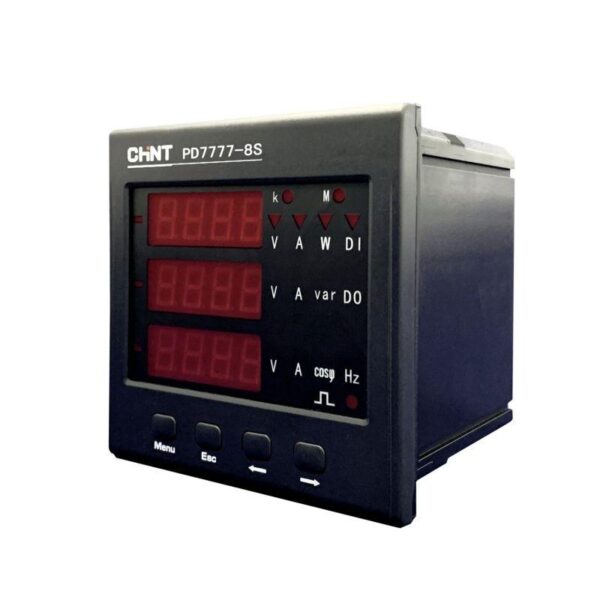 Прибор измерительный многофункциональный PD7777-8S4 3ф 5А RS-485 120х120 LED дисплей 380В CHINT 765098 оптом купить цена