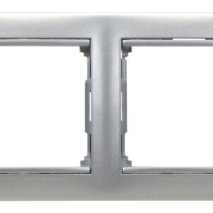 Рамка 2-м Valena горизонт. алюм. Leg 770152 оптом купить цена