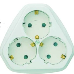 Розетка 3-м СП РС10/16-503 16А IP20 с заземл. защ. шторки бел. Кунцево 5930 оптом купить цена