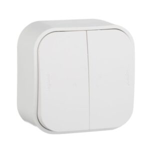 Выключатель 2-кл. ОП Quteo 10А IP20 10AX бел. Leg 782202 оптом купить цена