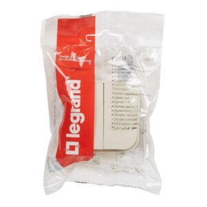 Выключатель 2-кл. ОП Quteo 10А IP20 10AX сл. кость Leg 782232 оптом купить цена