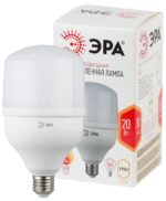 Лампа светодиодная ЭРА STD LED POWER T80-20W-2700-E27 E27 / Е27 20 Вт колoкол теплый белый свет купить оптом недорого