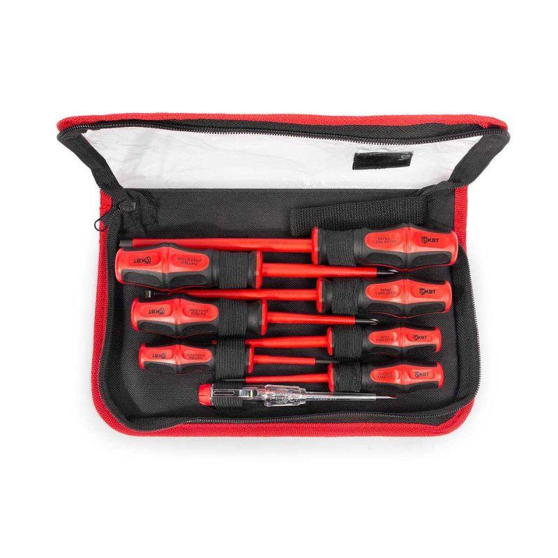 Набор диэлектрических отверток "Профи" НИО-08 КВТ 78619 купить оптом выгодно Набор диэлектрических отверток "Профи" НИО-08 КВТ 78619 оптом купить цена